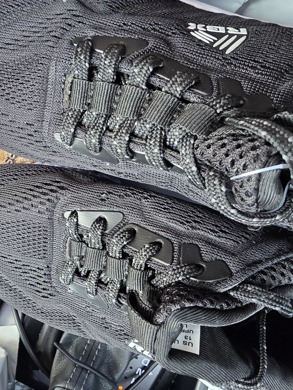 RBX Kids Black and Gray Sneakers